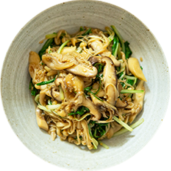 きのこの胡麻和え温サラダ写真